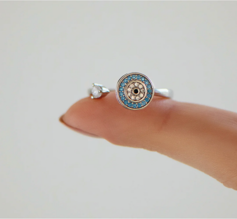 Anillo Evil Eye - Amuleto Protector