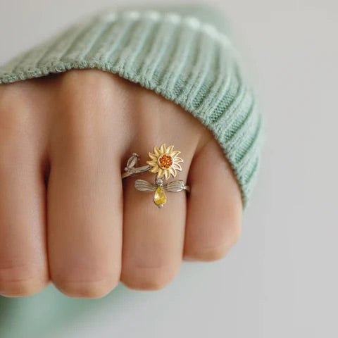 Anillo Girasol - Ajustable